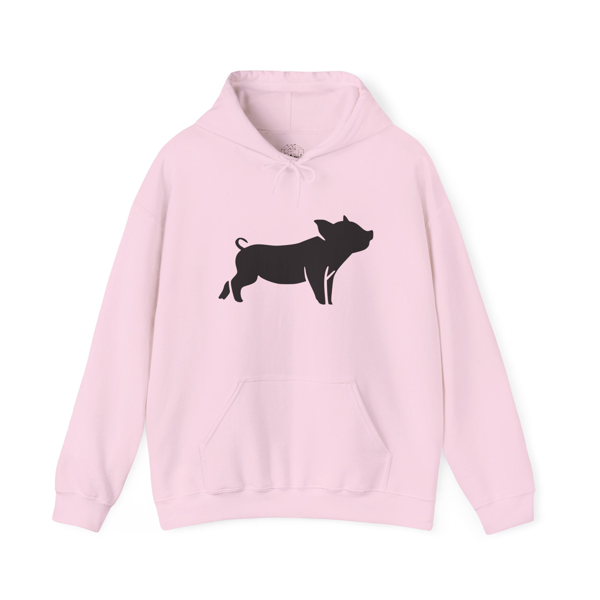 Pig Silhouette Hoodie – Farm Life Sweatshirt, Pig Lover Pullover, Homestead Hoodie, Mini Pig Apparel, Farm Animal Hoodie, Country Living Unisex Hoodie