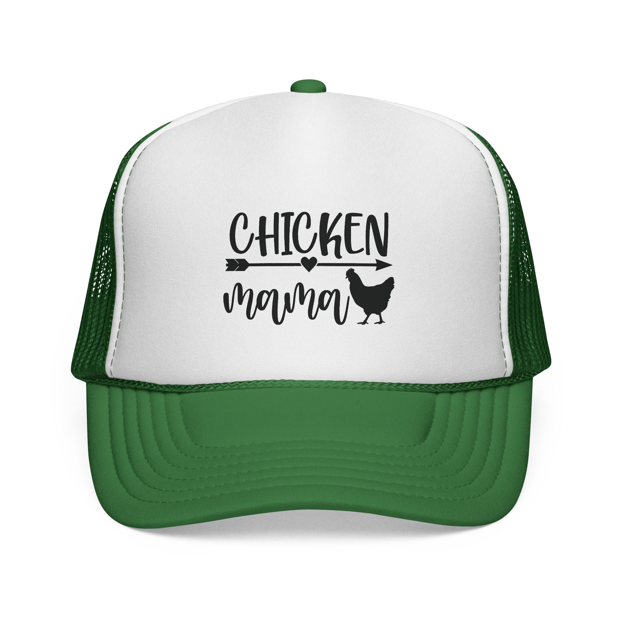 Chicken Mama Trucker Hat – Farm Mom Hat, Backyard Chicken Keeper Cap, Funny Homestead Poultry Hat