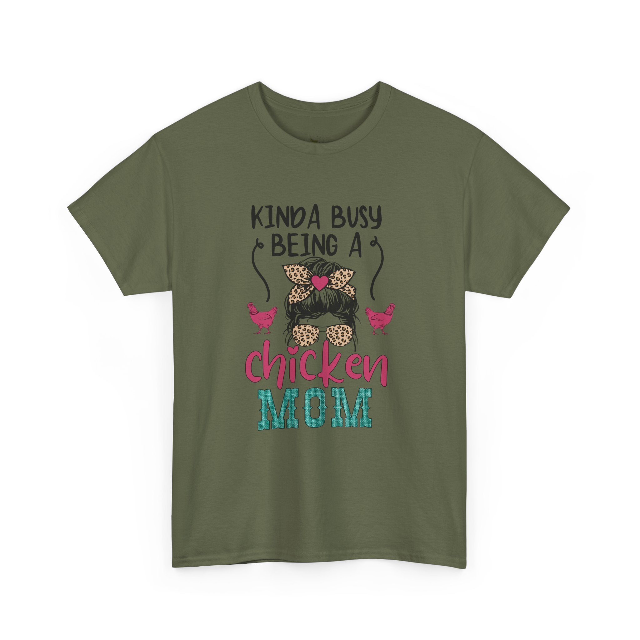 Kinda Busy Being a Chicken Mom T-Shirt – Funny Chicken Mom Shirt, Backyard Chicken Keeper Tee, Farm Life Graphic Shirt, Homestead Apparel Gift