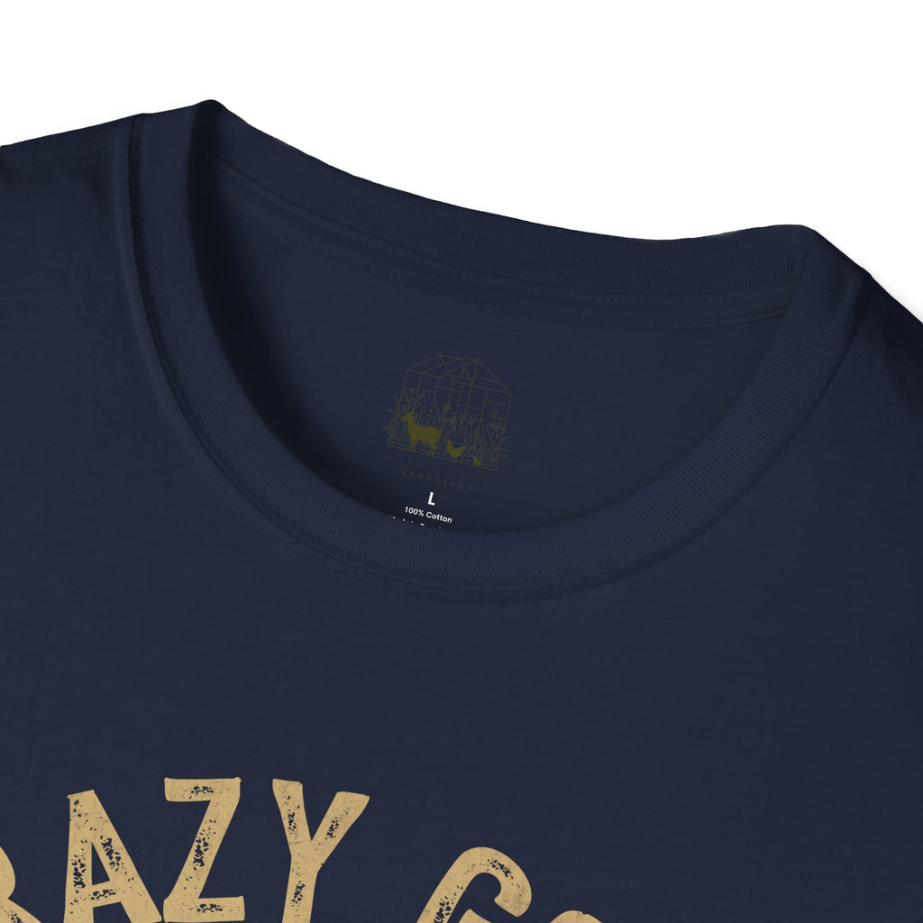 Crazy Goat Lady Vintage Unisex T-Shirt | Funny Goat Lover Farm Life Tee