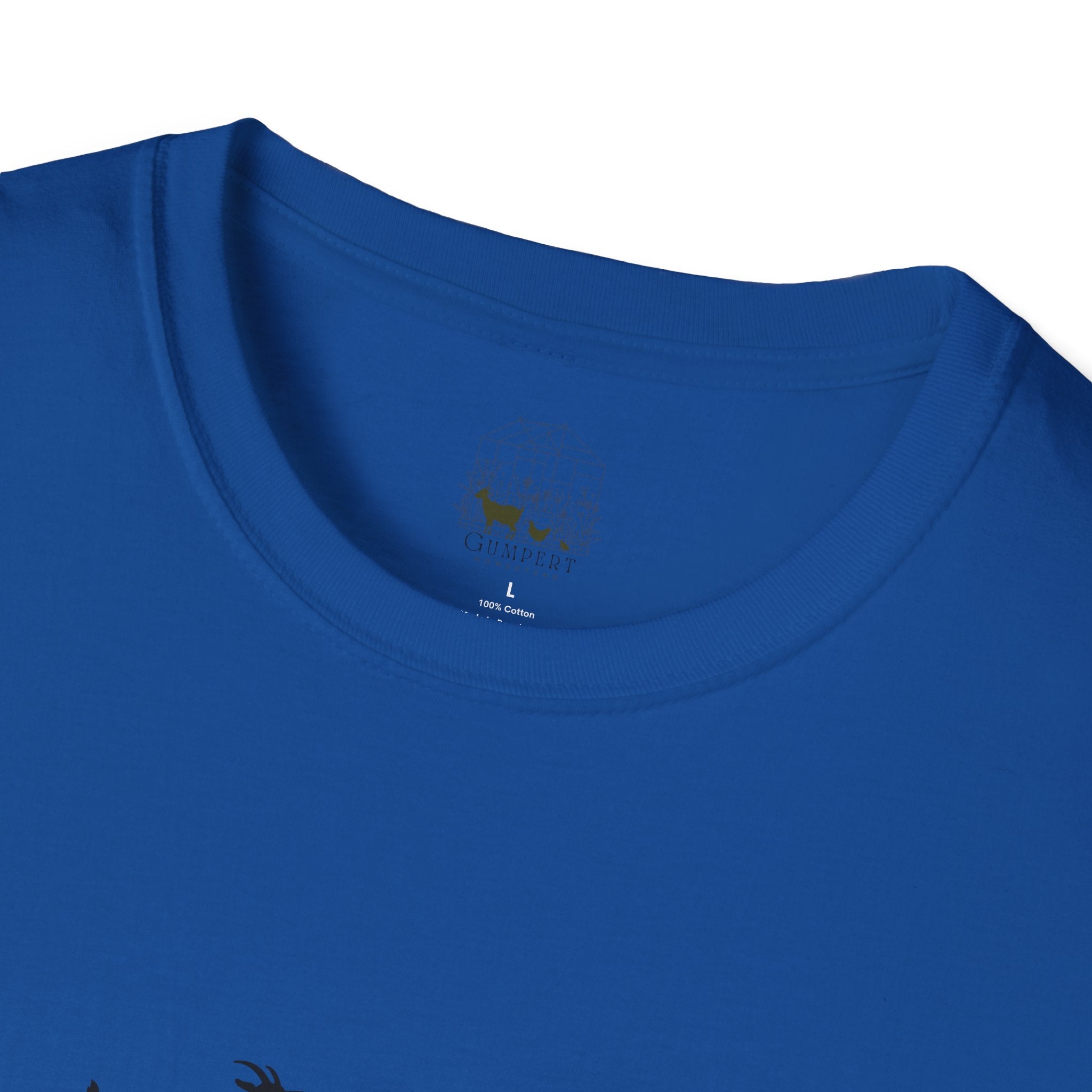 Goat Heartbeat Unisex T-Shirt | Minimalist Goat Lover ECG Farm Life Tee