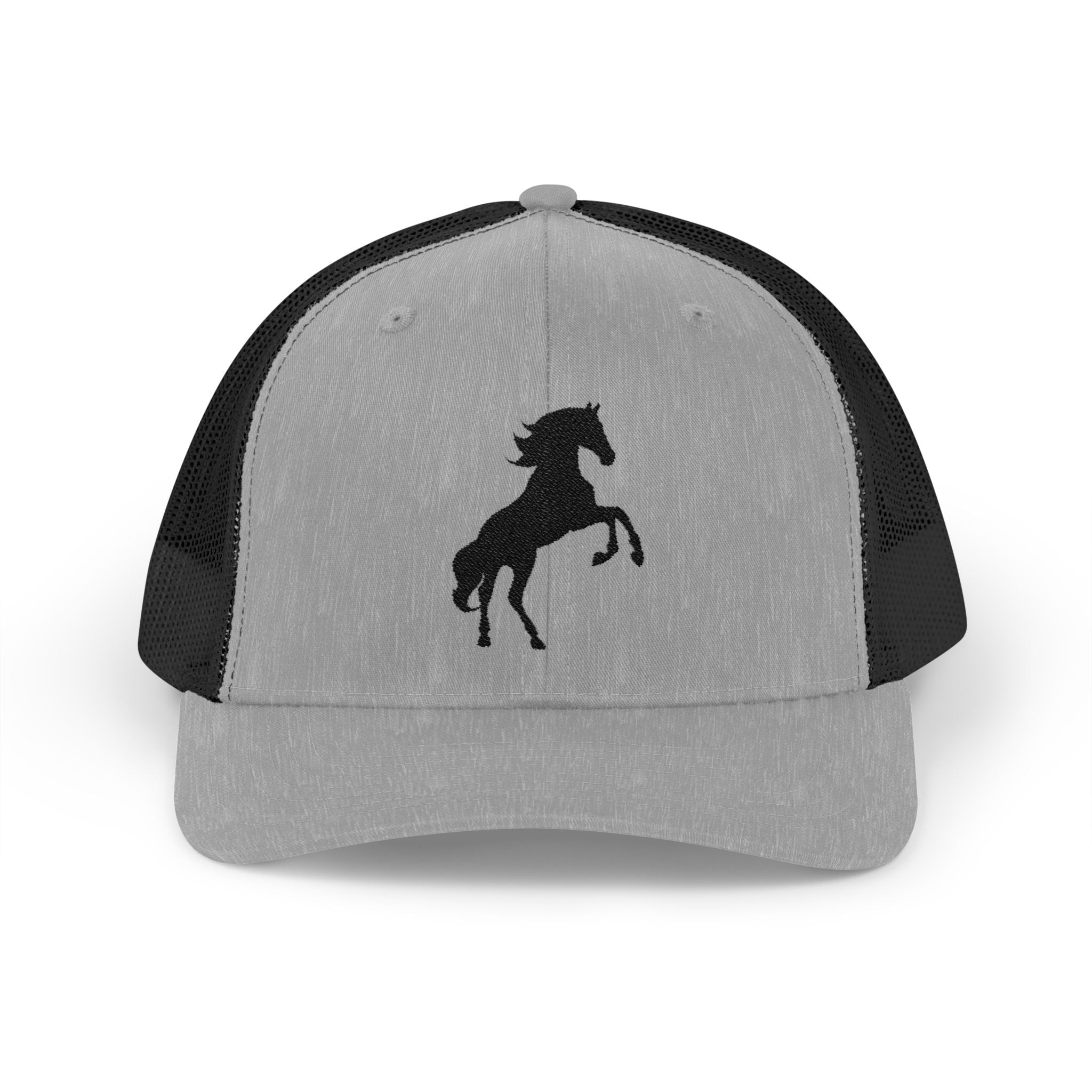 Rearing Horse Trucker Hat | Western Equestrian Mesh Snapback Cap | Rustic Ranch Horse Lover Hat | Farm Life Country Cowboy Cap