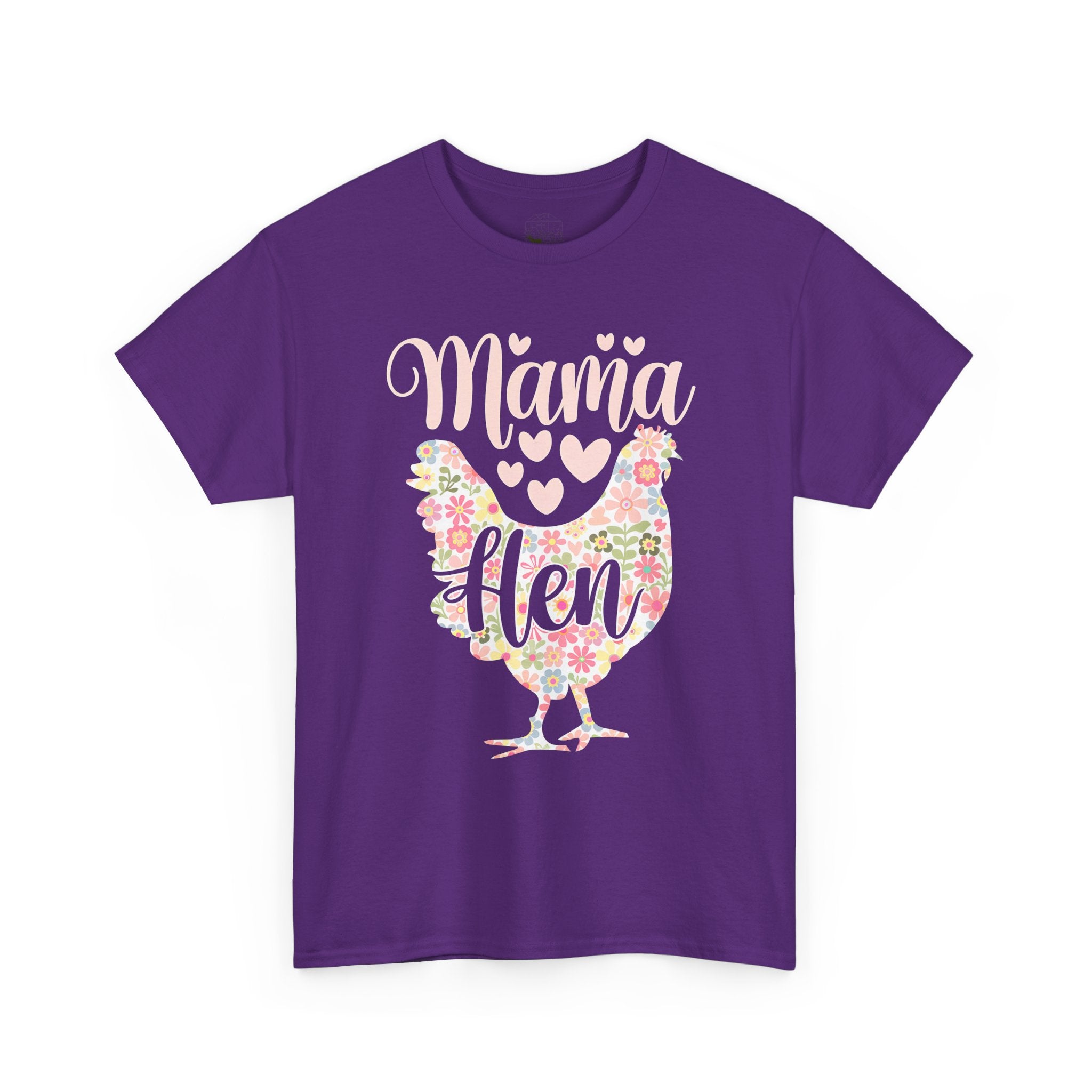 Mama Hen T-Shirt – Chicken Mom Tee, Minimalist Farmhouse Chicken Shirt, Unisex Gildan 5000