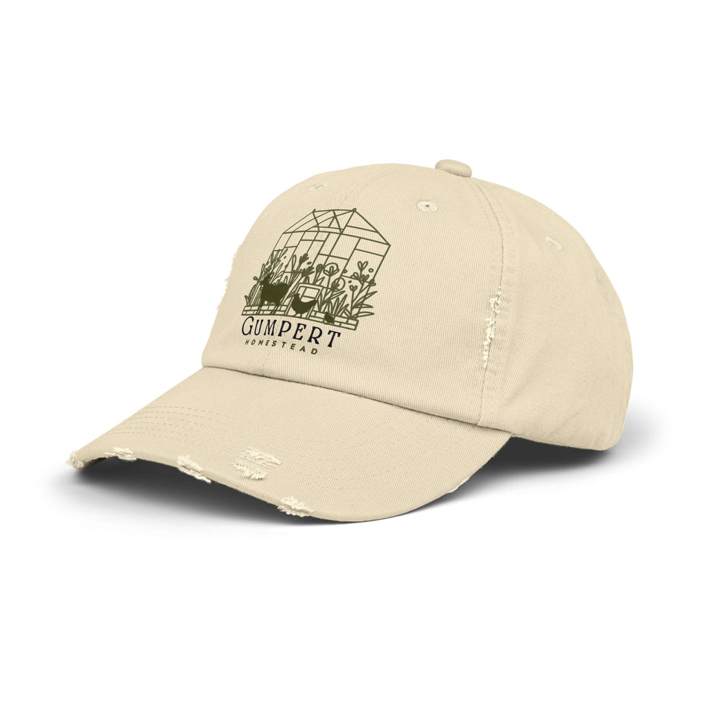 Gumpert Homestead Logo Unisex Distressed Cap