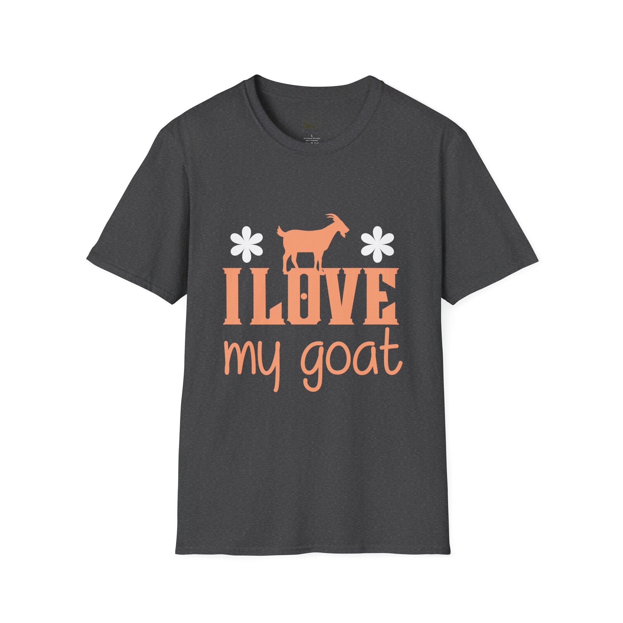 I Love My Goat Cute Unisex T-Shirt | Goat Lover Farm Life Graphic Tee