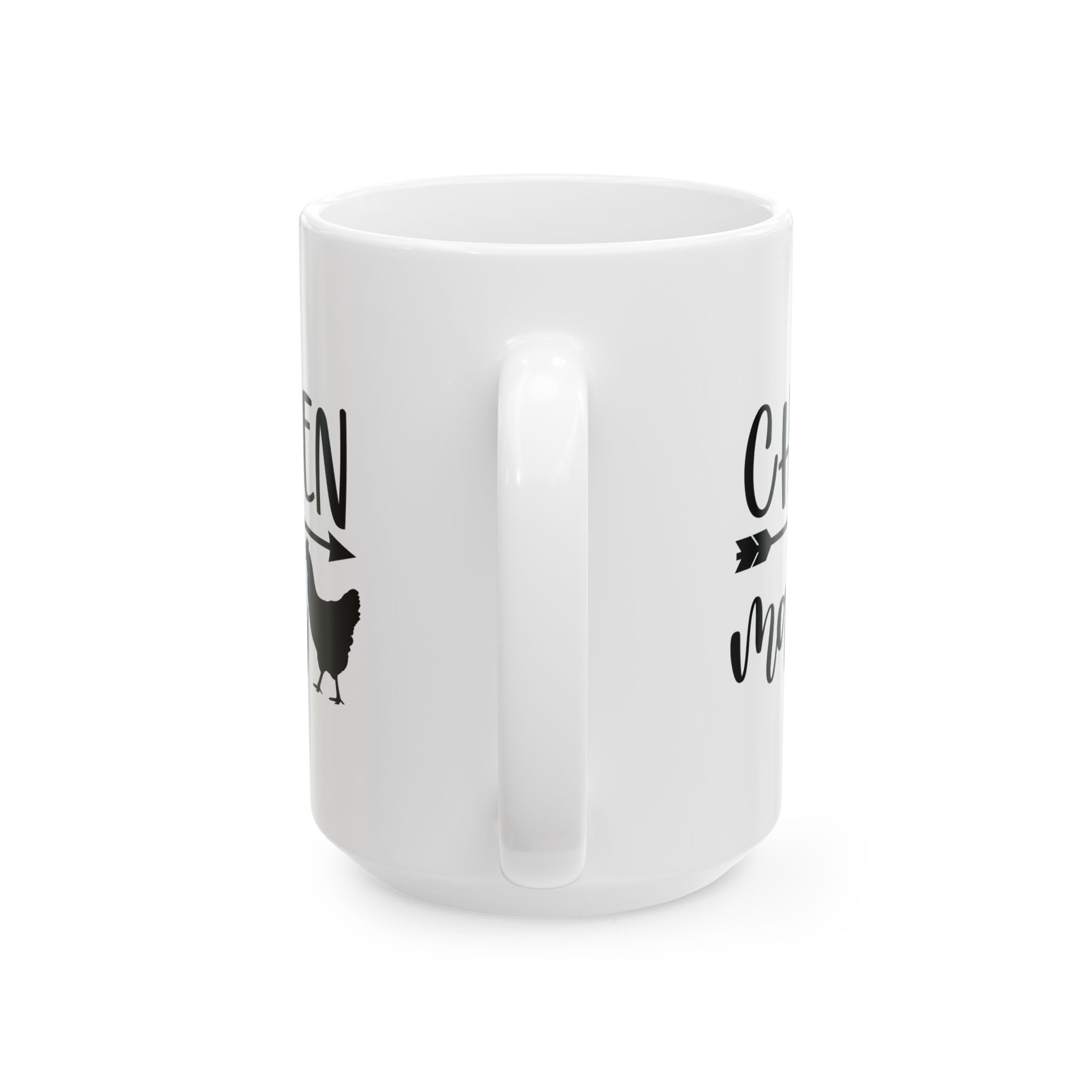 Chicken Mama Ceramic Mug – Farmhouse Chicken Mom Coffee Cup, Backyard Chicken Lover Mug (11oz, 15oz)