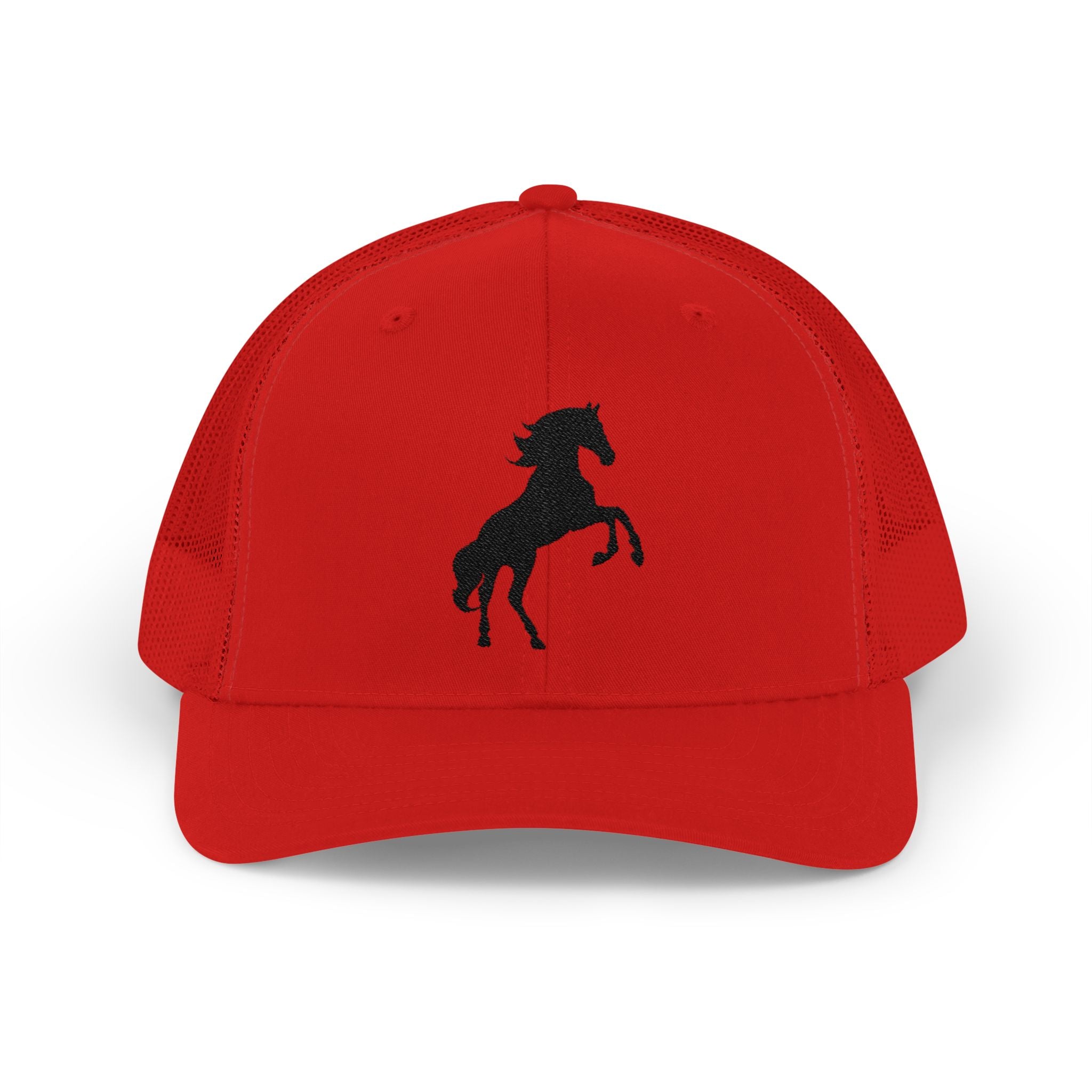 Rearing Horse Trucker Hat | Western Equestrian Mesh Snapback Cap | Rustic Ranch Horse Lover Hat | Farm Life Country Cowboy Cap