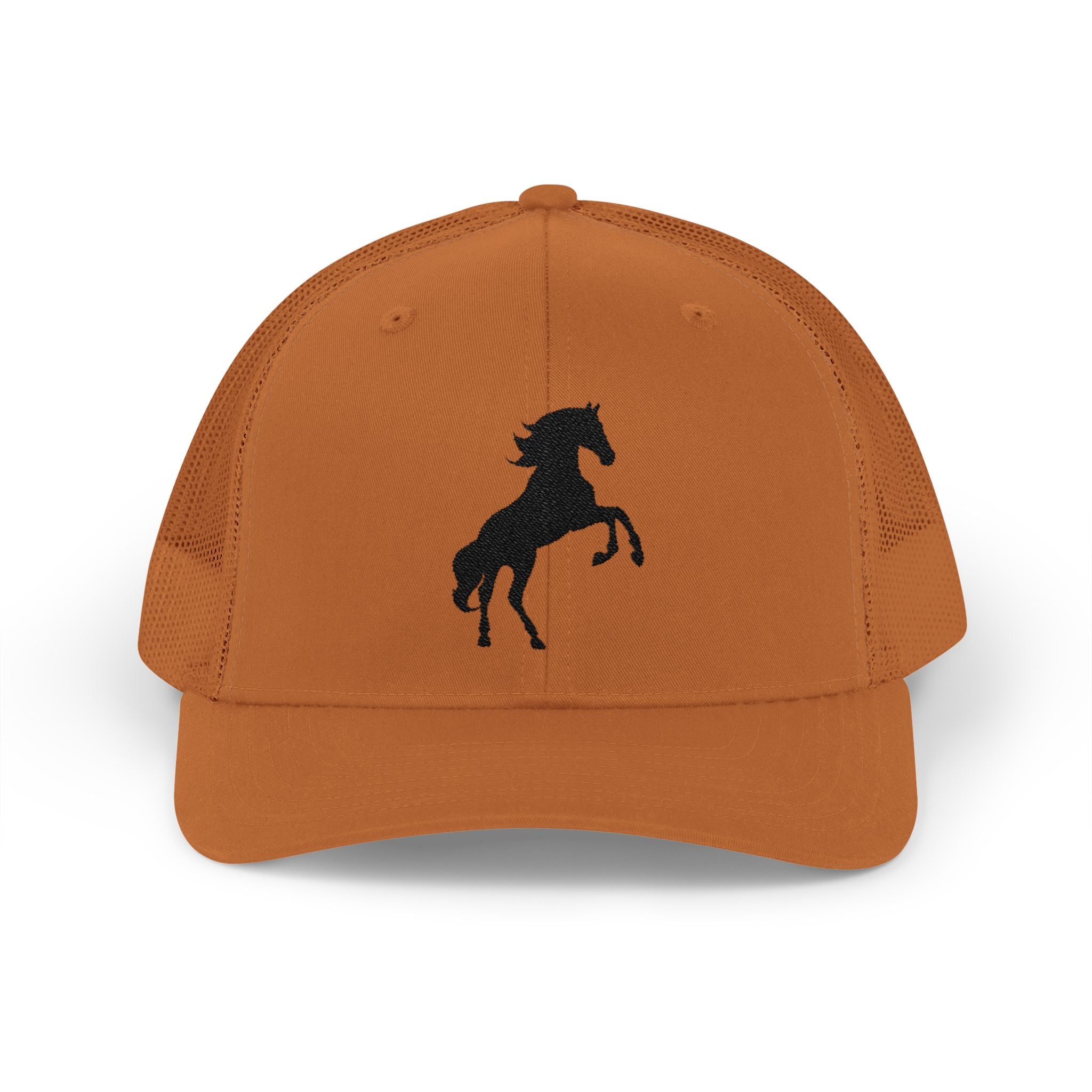 Rearing Horse Trucker Hat | Western Equestrian Mesh Snapback Cap | Rustic Ranch Horse Lover Hat | Farm Life Country Cowboy Cap