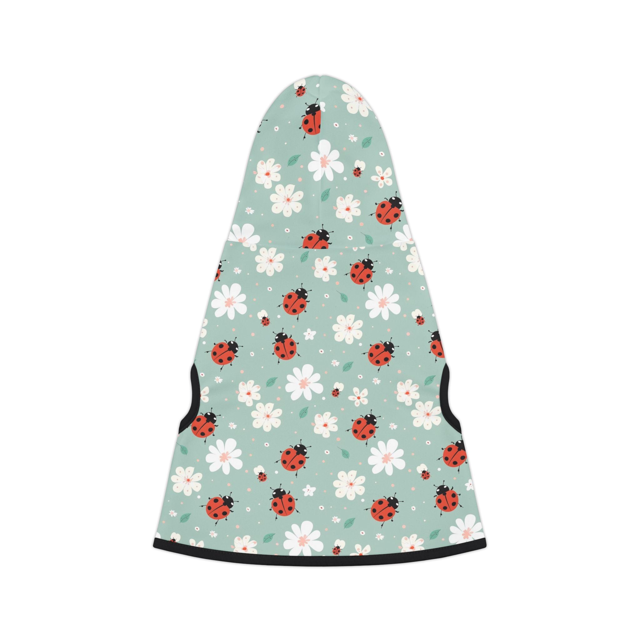Cute Ladybug Pet Hoodie, Cute Pet Apparel, Animal Lover Gift, Dog Sweater, Cat Jumper, Pet Clothing