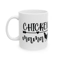 Chicken Mama Ceramic Mug – Farmhouse Chicken Mom Coffee Cup, Backyard Chicken Lover Mug (11oz, 15oz)