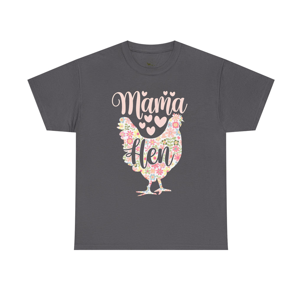 Mama Hen T-Shirt – Chicken Mom Tee, Minimalist Farmhouse Chicken Shirt, Unisex Gildan 5000