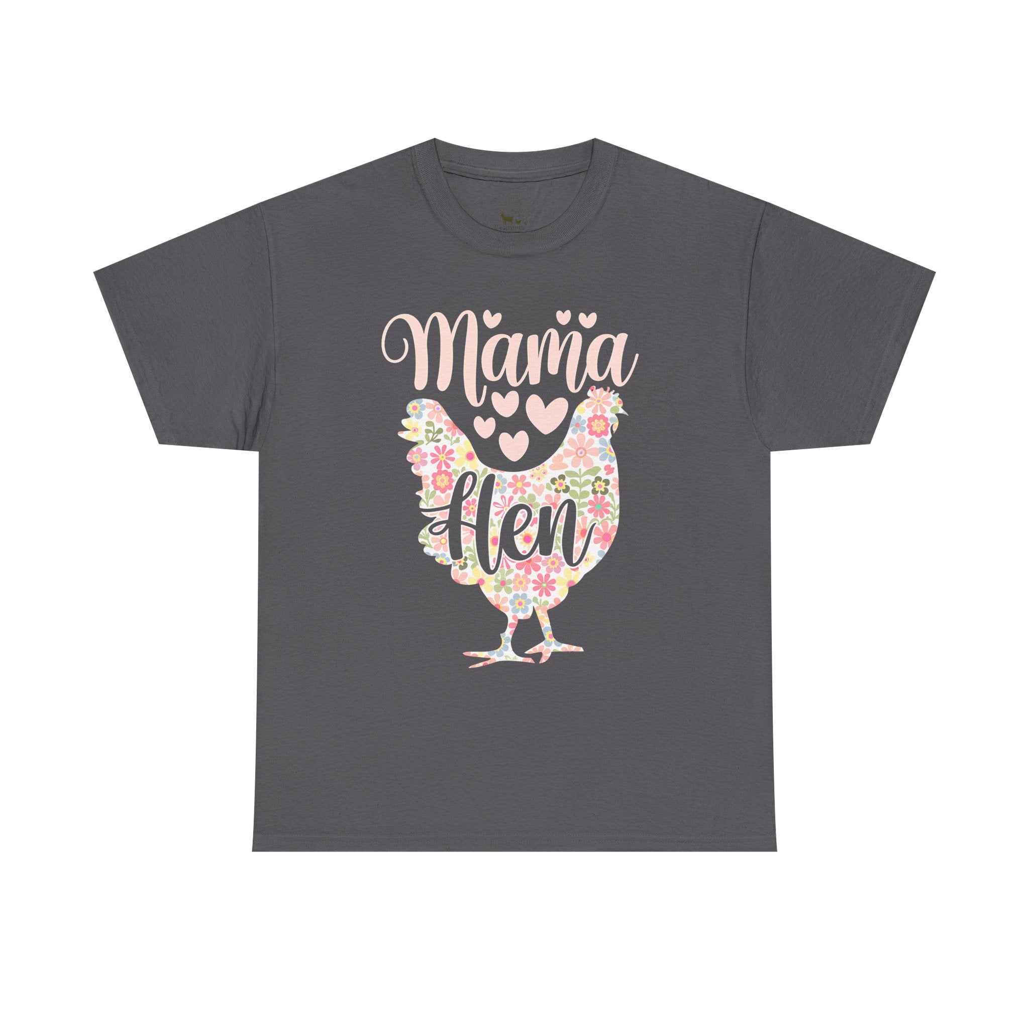 Mama Hen T-Shirt – Chicken Mom Tee, Minimalist Farmhouse Chicken Shirt, Unisex Gildan 5000