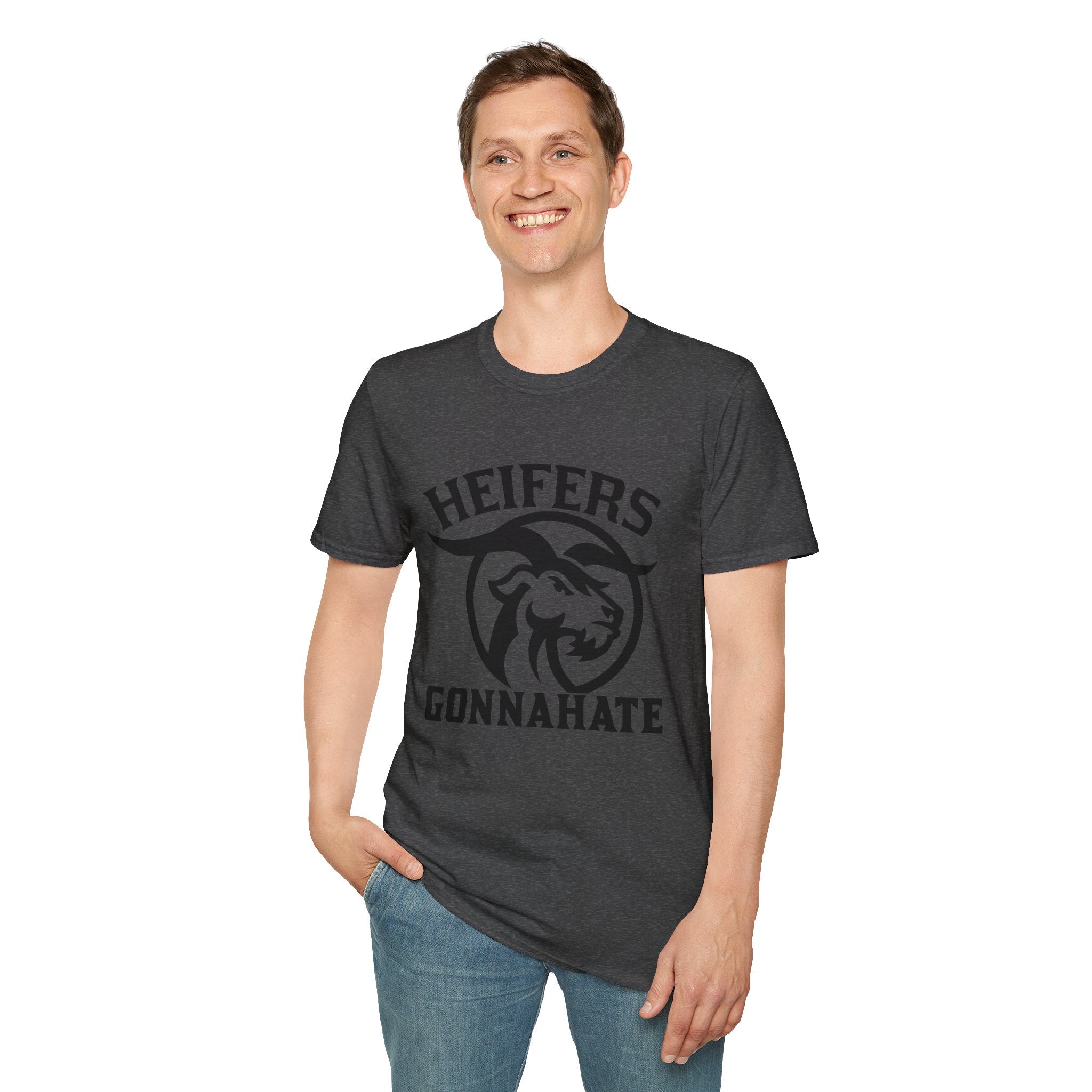 Heifers Gonna Hate Funny Cowgirl Unisex T-Shirt | Western Farm Life Graphic Tee