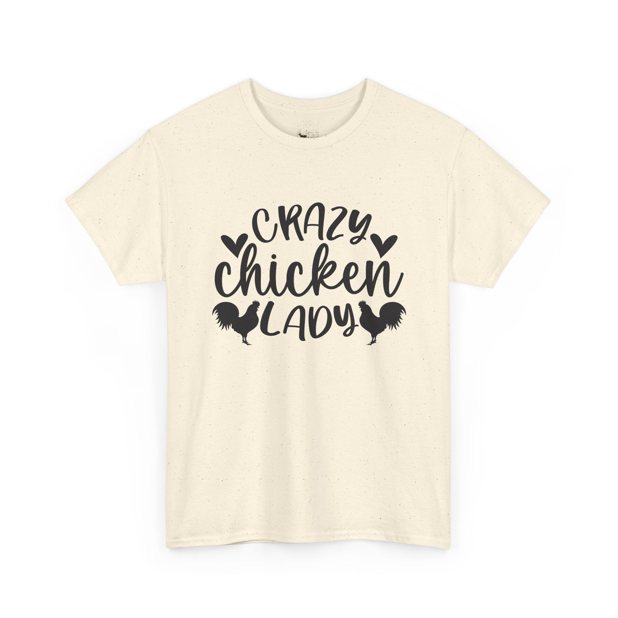 Crazy Chicken Lady T-Shirt – Funny Chicken Mom Tee, Farmhouse Homestead Chicken Lover Shirt, Unisex Gildan 5000