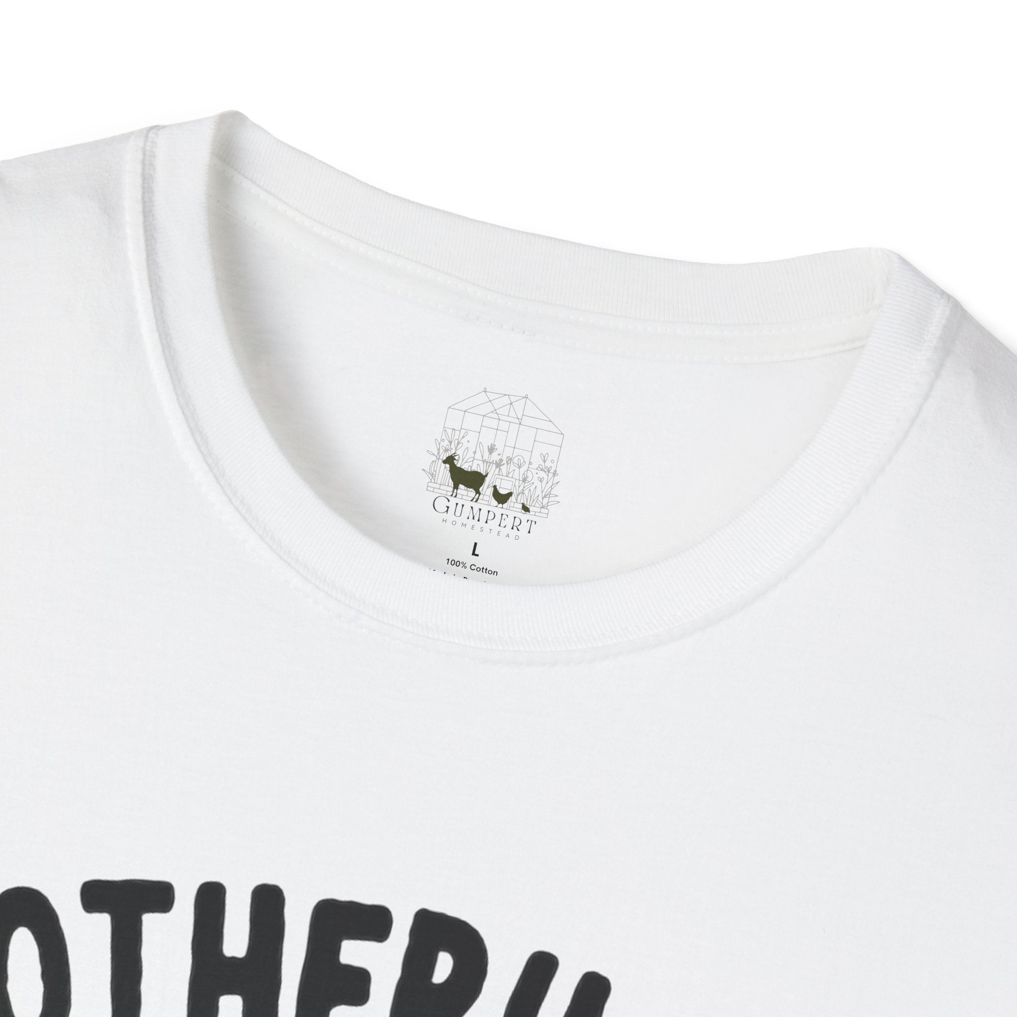 Motherhood Is the Realest Hood Funny Duck Mom Unisex T-Shirt | Farm Mom Graphic Tee