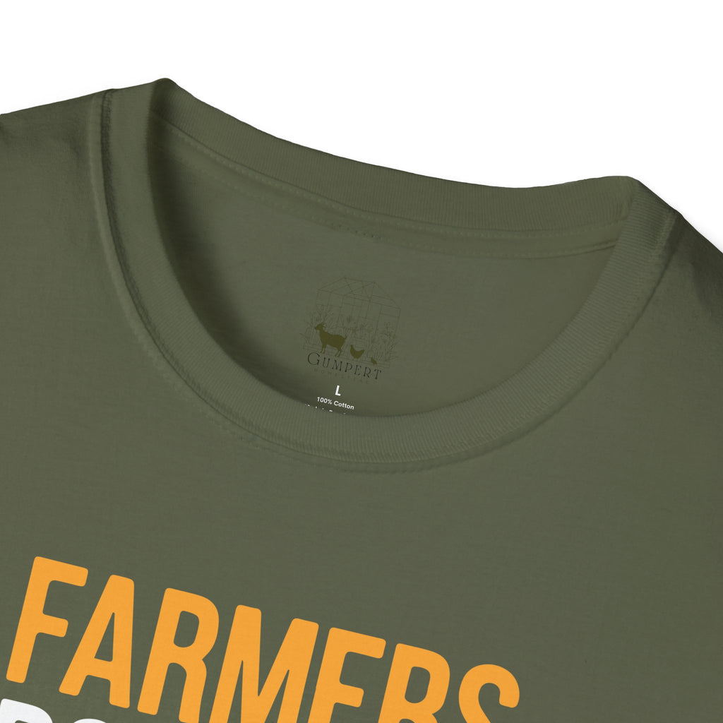 Farmers Don’t Let Goats Do Stupid Things Alone Funny Unisex T-Shirt | Goat Lover Farm Life Tee