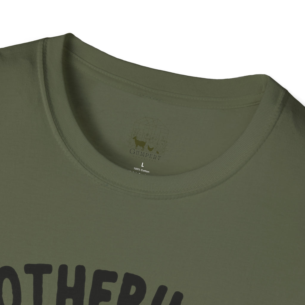 Motherhood Is the Realest Hood Funny Duck Mom Unisex T-Shirt | Farm Mom Graphic Tee