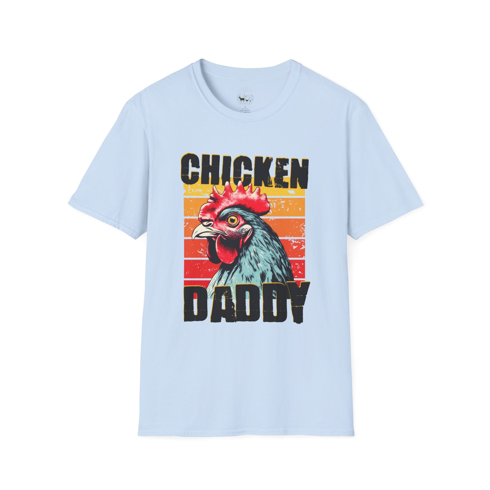 Chicken Daddy T-Shirt – Funny Rooster Shirt, Farm Dad Tee, Retro Farm Chicken Shirt, Backyard Chicken Keeper Gift, Homestead Farm Life Apparel