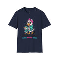 Motherhood Is the Realest Hood Cute Duck Mom Unisex T-Shirt | Funny Farm Mom Graphic Tee