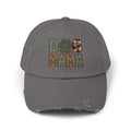 Dog Mama Distressed Baseball Cap – Vintage Dog Mom Hat, Farmhouse Pet Lover Cap, Washed Cotton Casual Hat