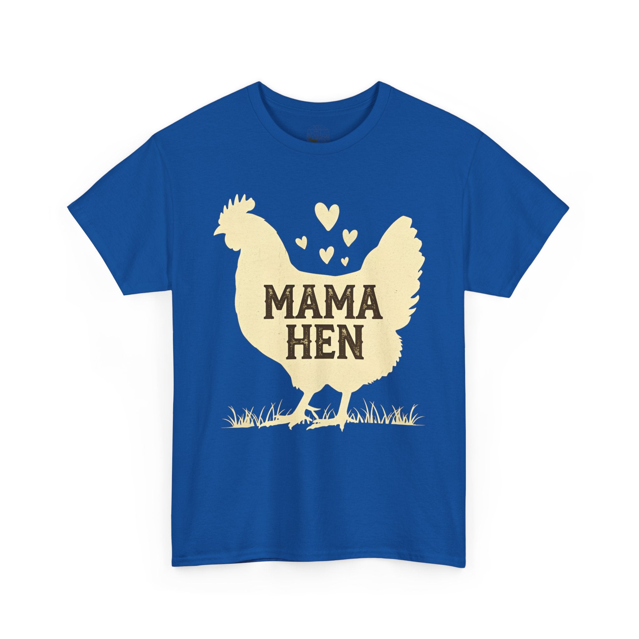 Mama Hen T-Shirt – Chicken Mom Tee, Minimalist Farmhouse Chicken Shirt, Unisex Gildan 5000