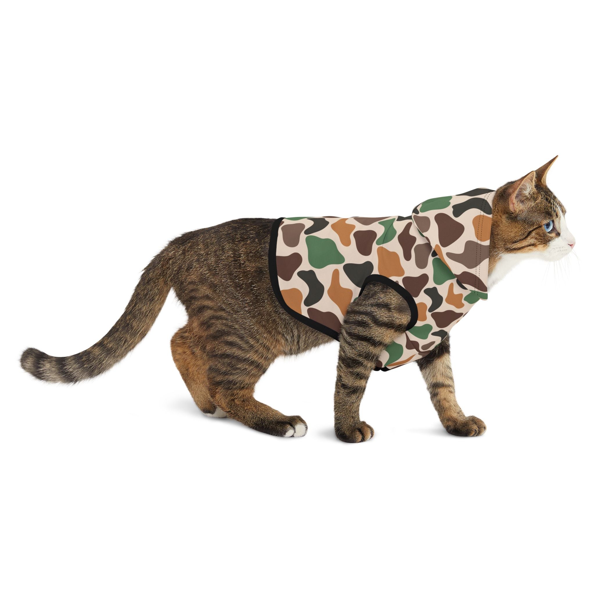 Duck Camo Pet Hoodie | Farm Dog Hoodie | Hunting Camo Puppy Sweater | Rustic Country Pet Apparel | Farm Life Dog Outfit | Outdoor Farm Animal Hoodie | Homestead Pet Clothing