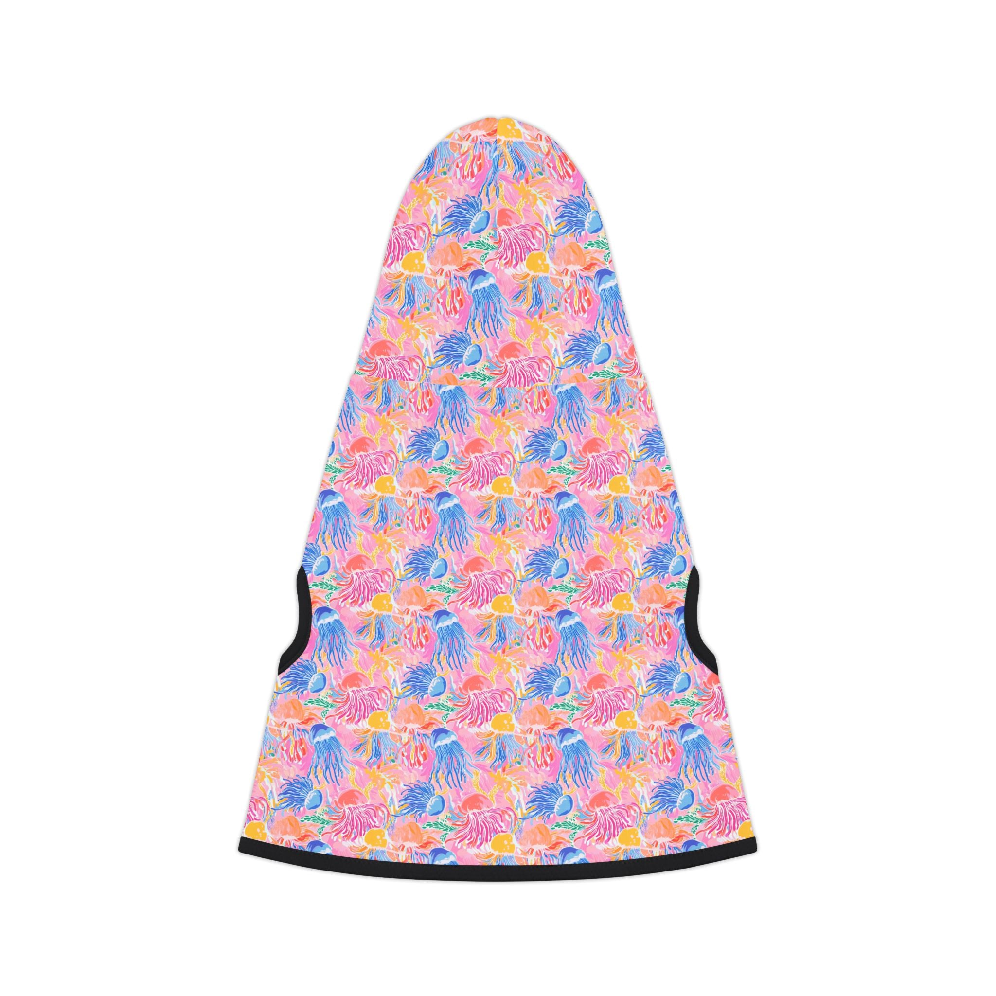 Pink Neon Jellyfish Pet Hoodie, Cute Animal Lover Gift, Dog Sweater, Cat Jumper, Pet Clothing
