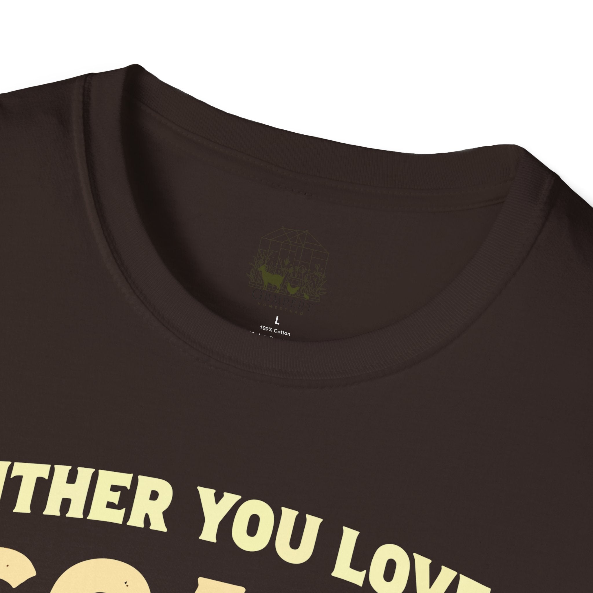 Either You Love Goats Or You’re Wrong Vintage Goat Lover Unisex T-Shirt | Funny Farm Life Tee