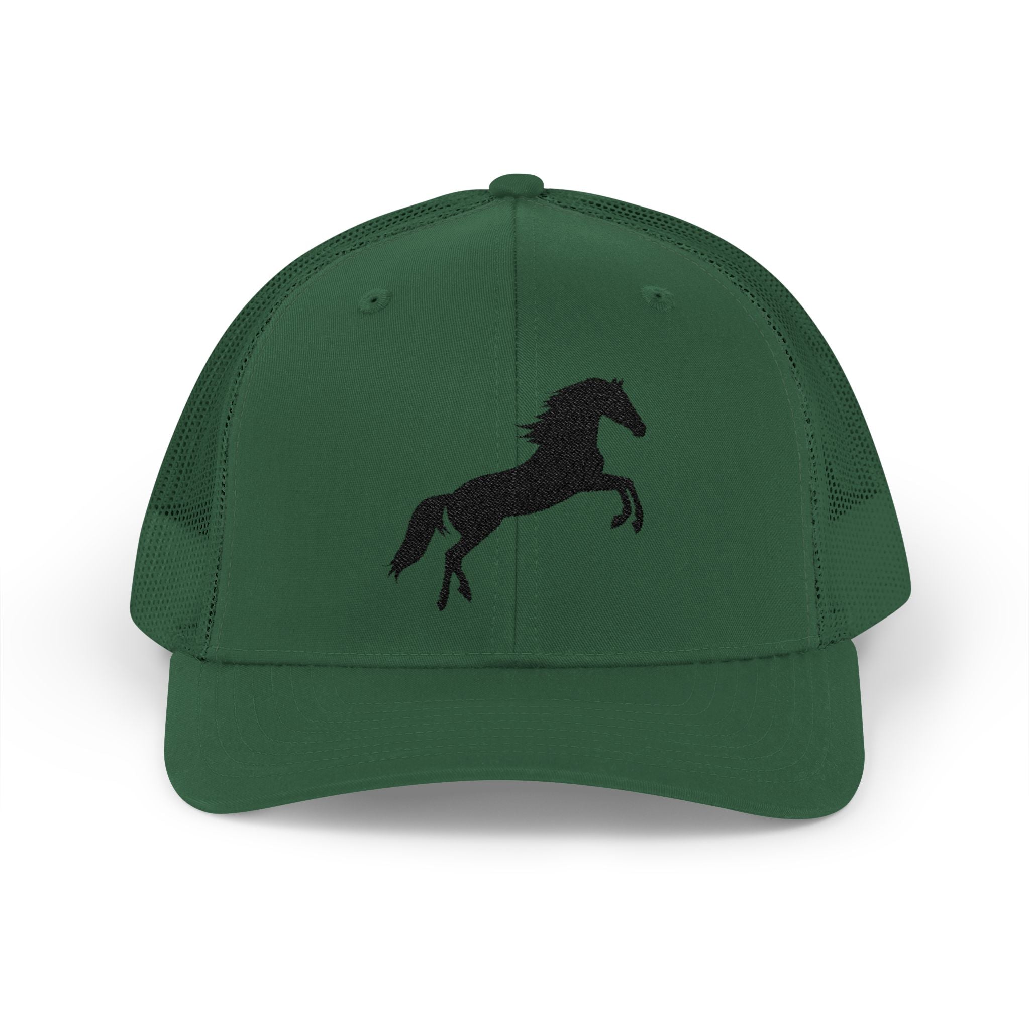 Rearing Horse Trucker Hat | Western Equestrian Mesh Snapback Cap | Rustic Ranch Horse Lover Hat | Farm Life Country Cowboy Cap