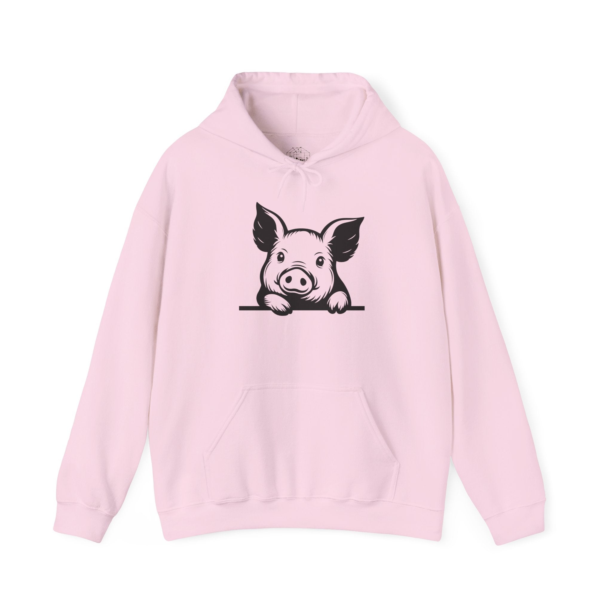 Peeking Pig Hoodie – Cute Pig Pullover Sweatshirt, Pig Lover Hoodie, Farm Life Hoodie, Mini Pig Apparel, Homestead Hoodie, Farm Animal Hoodie, Country Living Unisex Hoodie