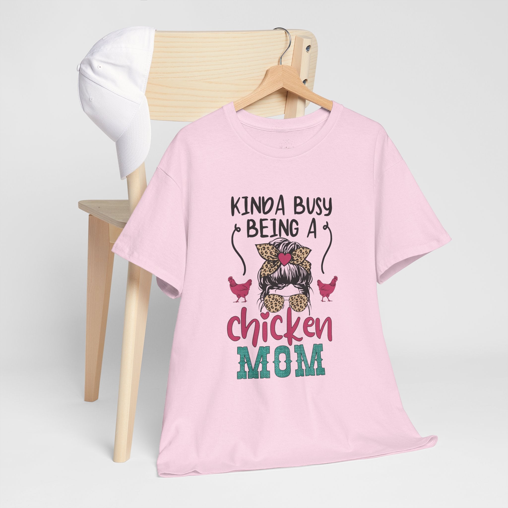 Kinda Busy Being a Chicken Mom T-Shirt – Funny Chicken Mom Shirt, Backyard Chicken Keeper Tee, Farm Life Graphic Shirt, Homestead Apparel Gift