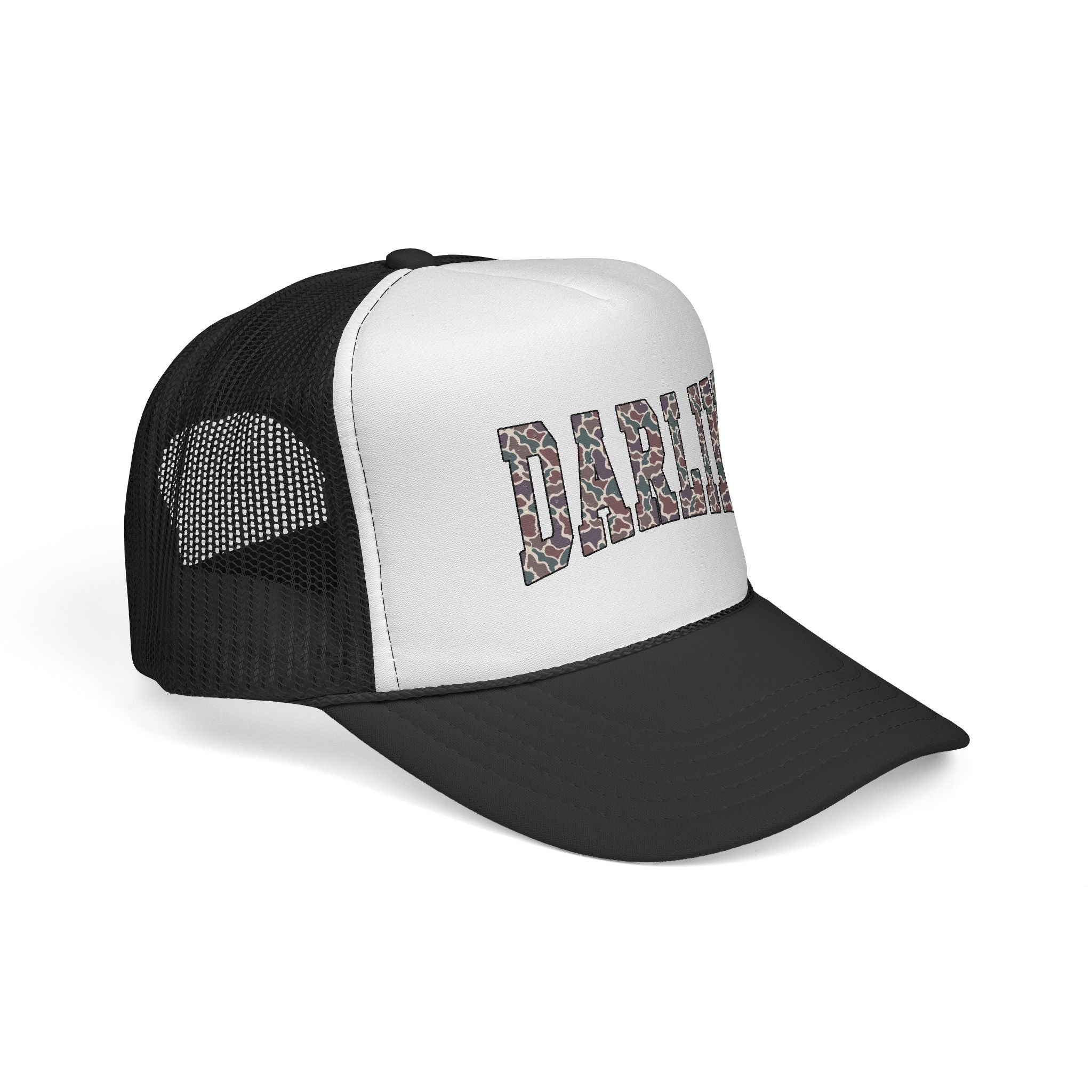 DARLIN’ Trucker Hat – Southern Farm Hat, Country Girl Snapback, Rustic Homestead Cap