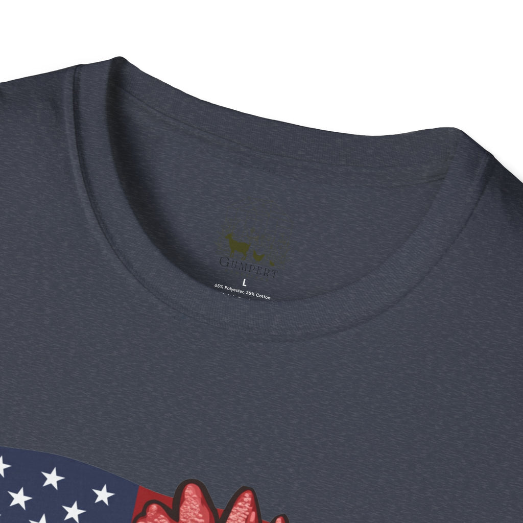 4th Of July Chicken T-Shirt – American Flag Hen Shirt, Farm Life Tee, 4th of July Chicken Shirt, Backyard Chicken Keeper Gift, Homestead Farm Apparel