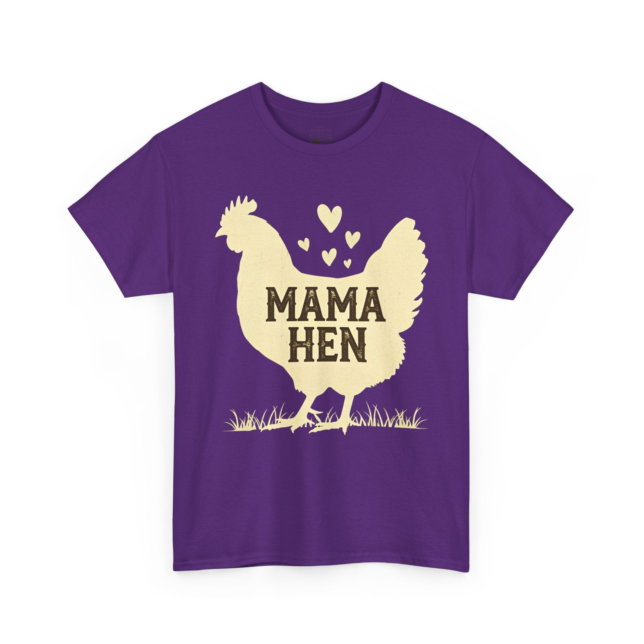 Mama Hen T-Shirt – Chicken Mom Tee, Minimalist Farmhouse Chicken Shirt, Unisex Gildan 5000