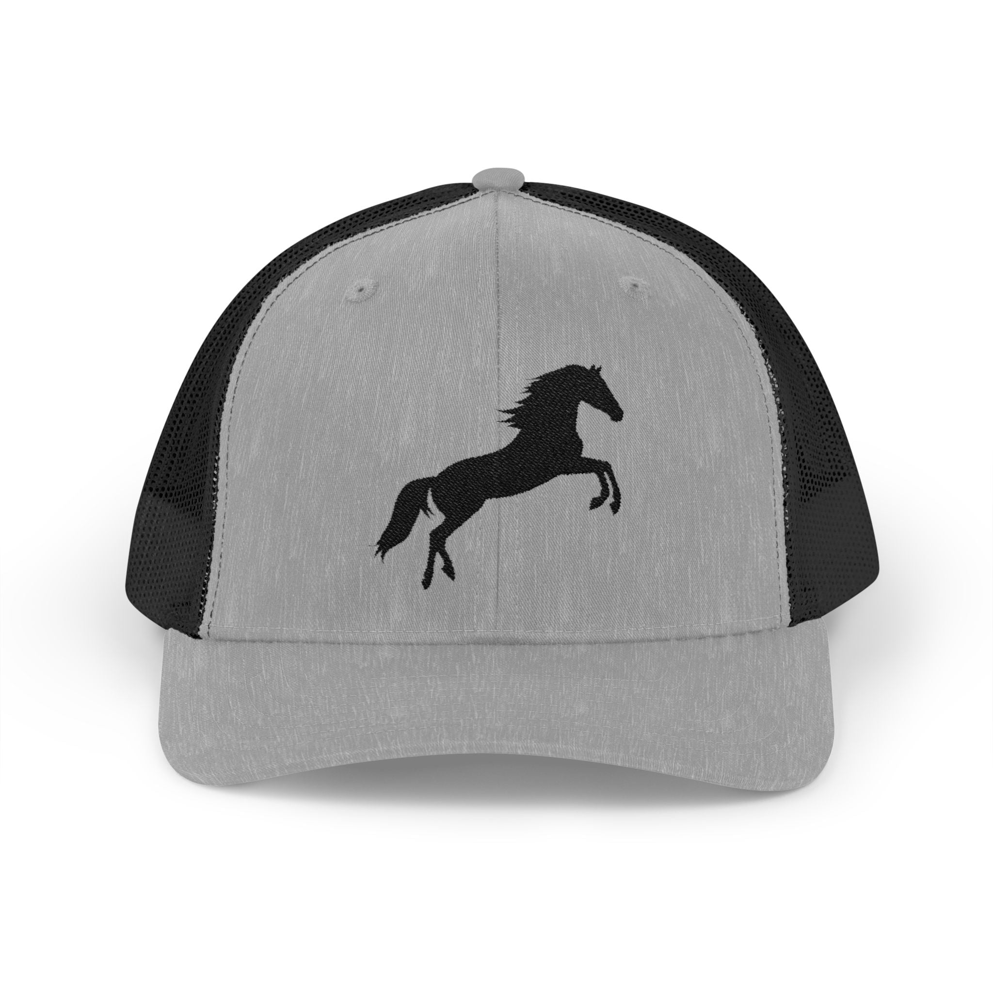 Rearing Horse Trucker Hat | Western Equestrian Mesh Snapback Cap | Rustic Ranch Horse Lover Hat | Farm Life Country Cowboy Cap