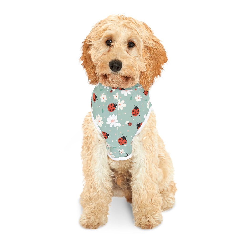 Cute Ladybug Pet Hoodie, Cute Pet Apparel, Animal Lover Gift, Dog Sweater, Cat Jumper, Pet Clothing