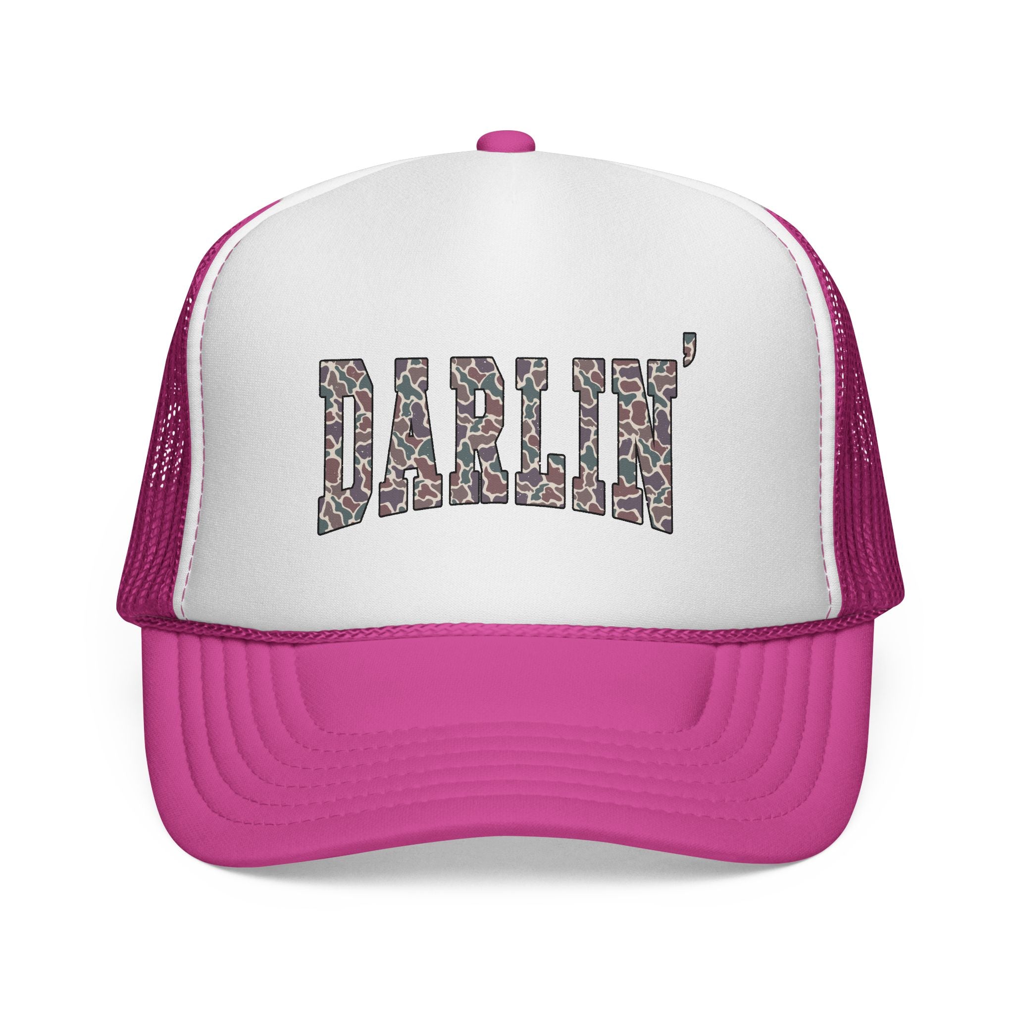 DARLIN’ Trucker Hat – Southern Farm Hat, Country Girl Snapback, Rustic Homestead Cap