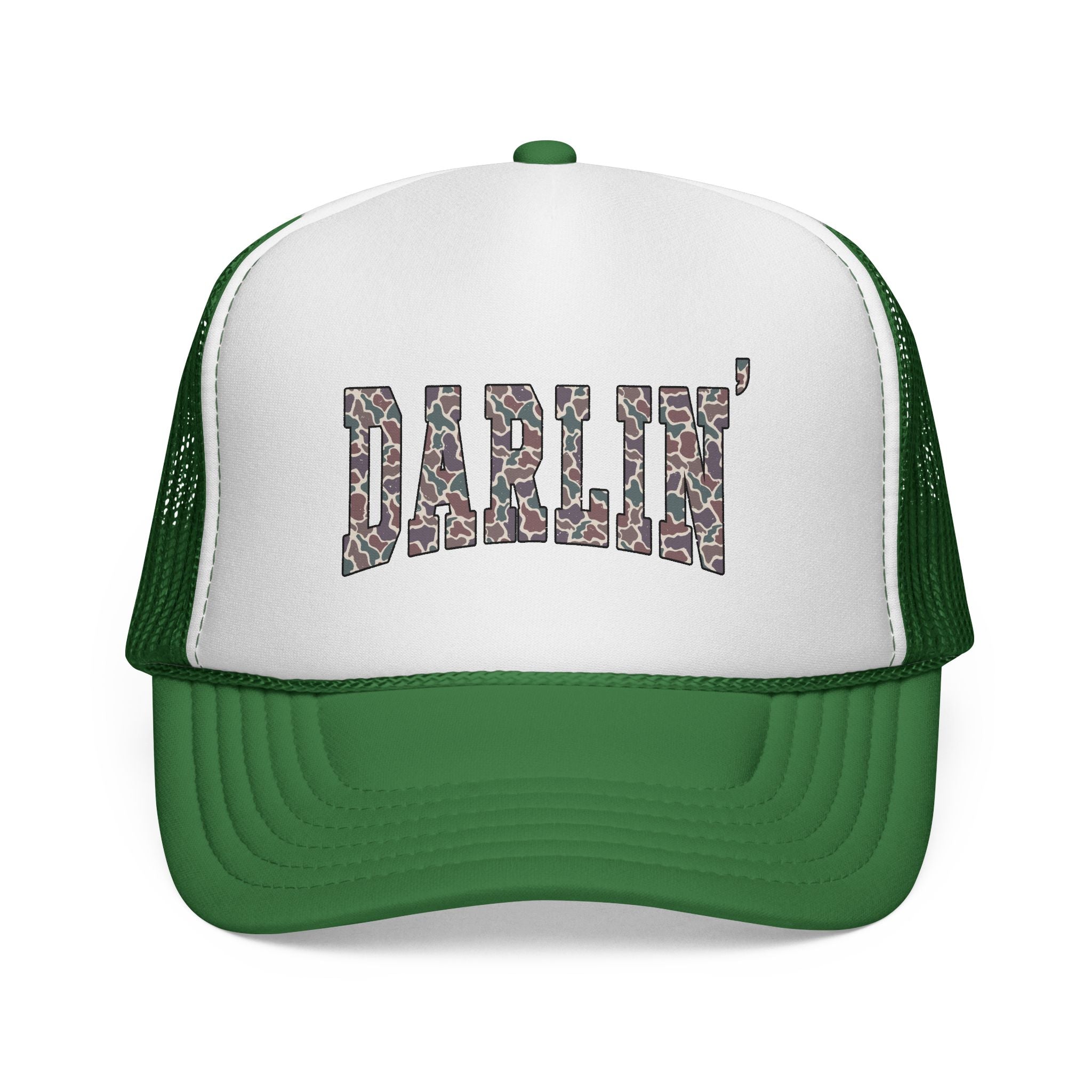 DARLIN’ Trucker Hat – Southern Farm Hat, Country Girl Snapback, Rustic Homestead Cap