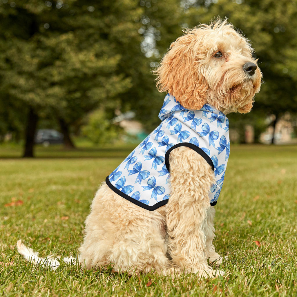 Coquette Bows Cute Pet Hoodie - Adorable Puppy Sweater, Small Dog Outfit, Furry Friend Gift, Pet Apparel, Animal Lover Present