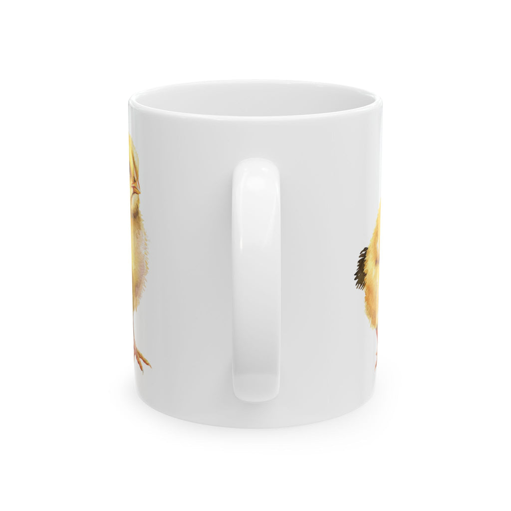 Baby Chick Ceramic Mug – Cute Chicken Coffee Cup, Farm Homestead Mug, Chick Lover Gift (11oz, 15oz)