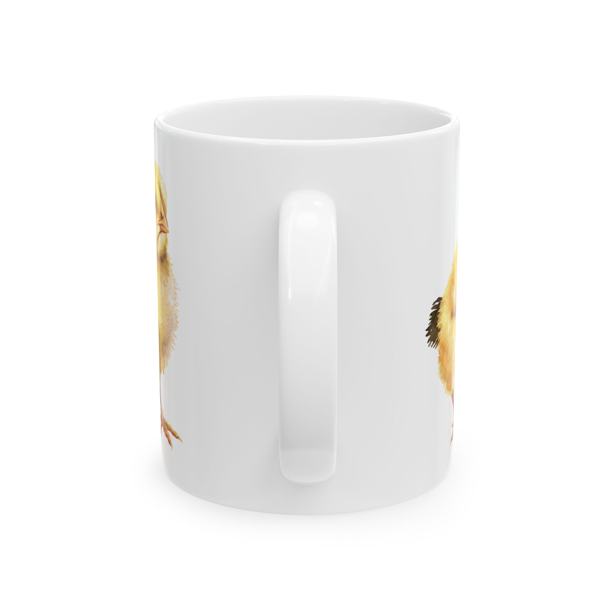 Baby Chick Ceramic Mug – Cute Chicken Coffee Cup, Farm Homestead Mug, Chick Lover Gift (11oz, 15oz)