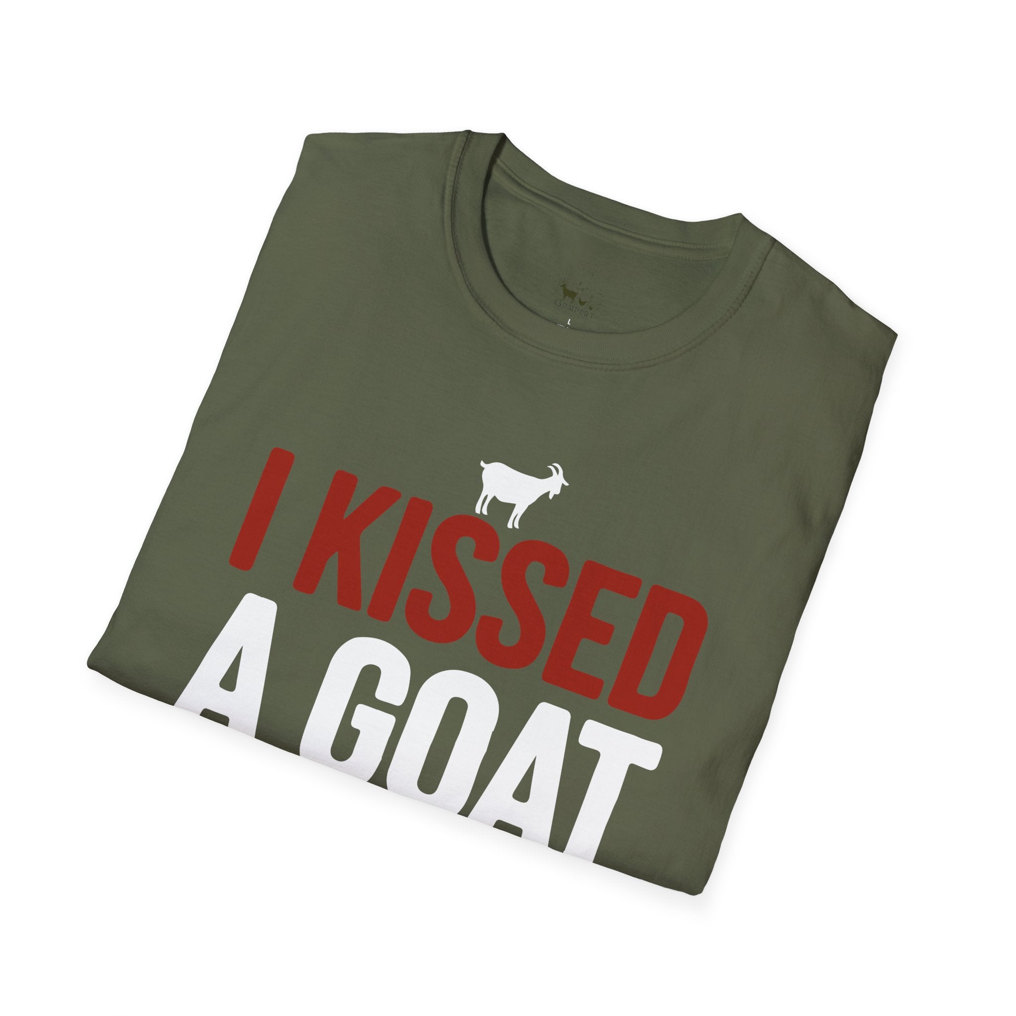 I Kissed a Goat and I Liked It Funny Unisex T-Shirt | Goat Lover Farm Humor Tee