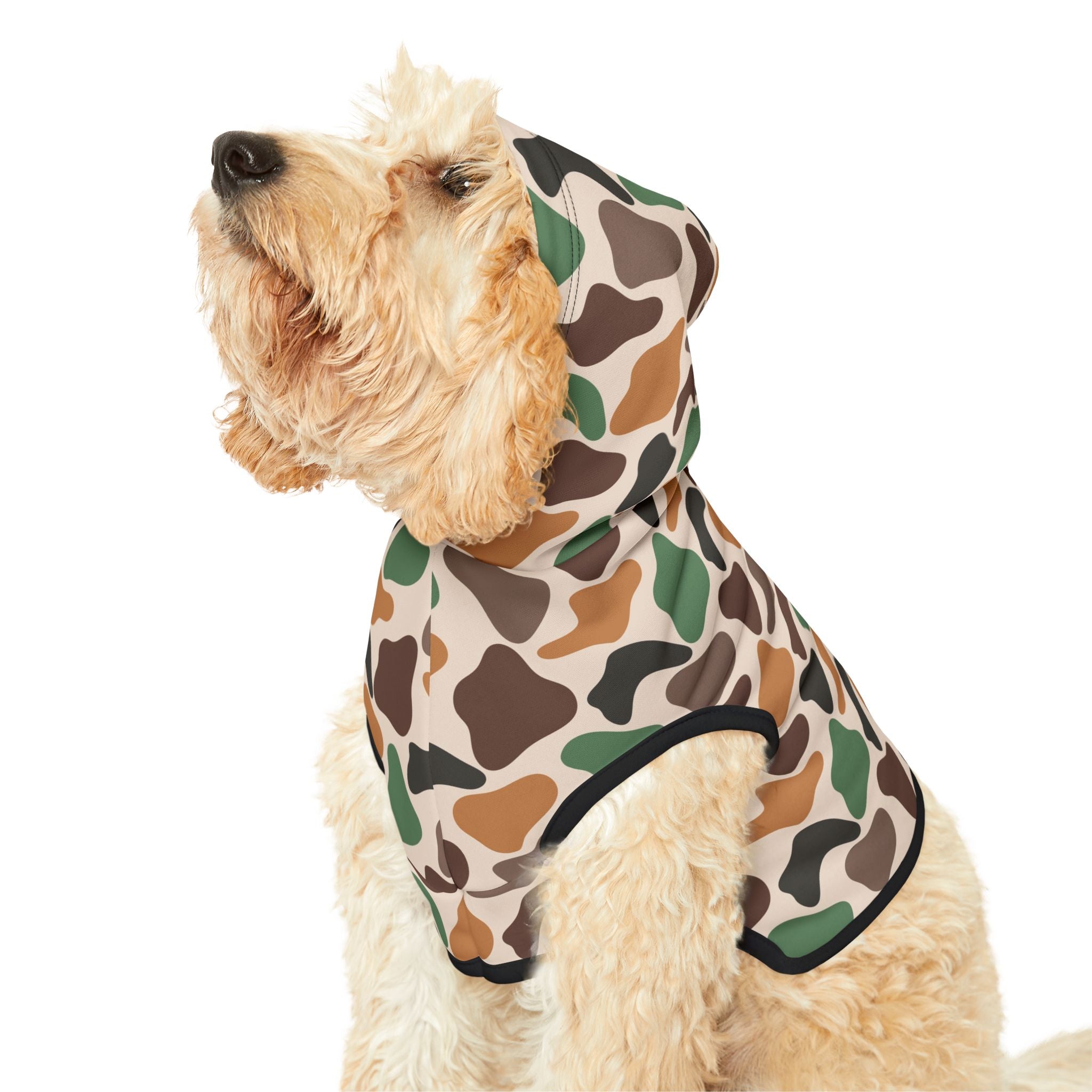 Duck Camo Pet Hoodie | Farm Dog Hoodie | Hunting Camo Puppy Sweater | Rustic Country Pet Apparel | Farm Life Dog Outfit | Outdoor Farm Animal Hoodie | Homestead Pet Clothing