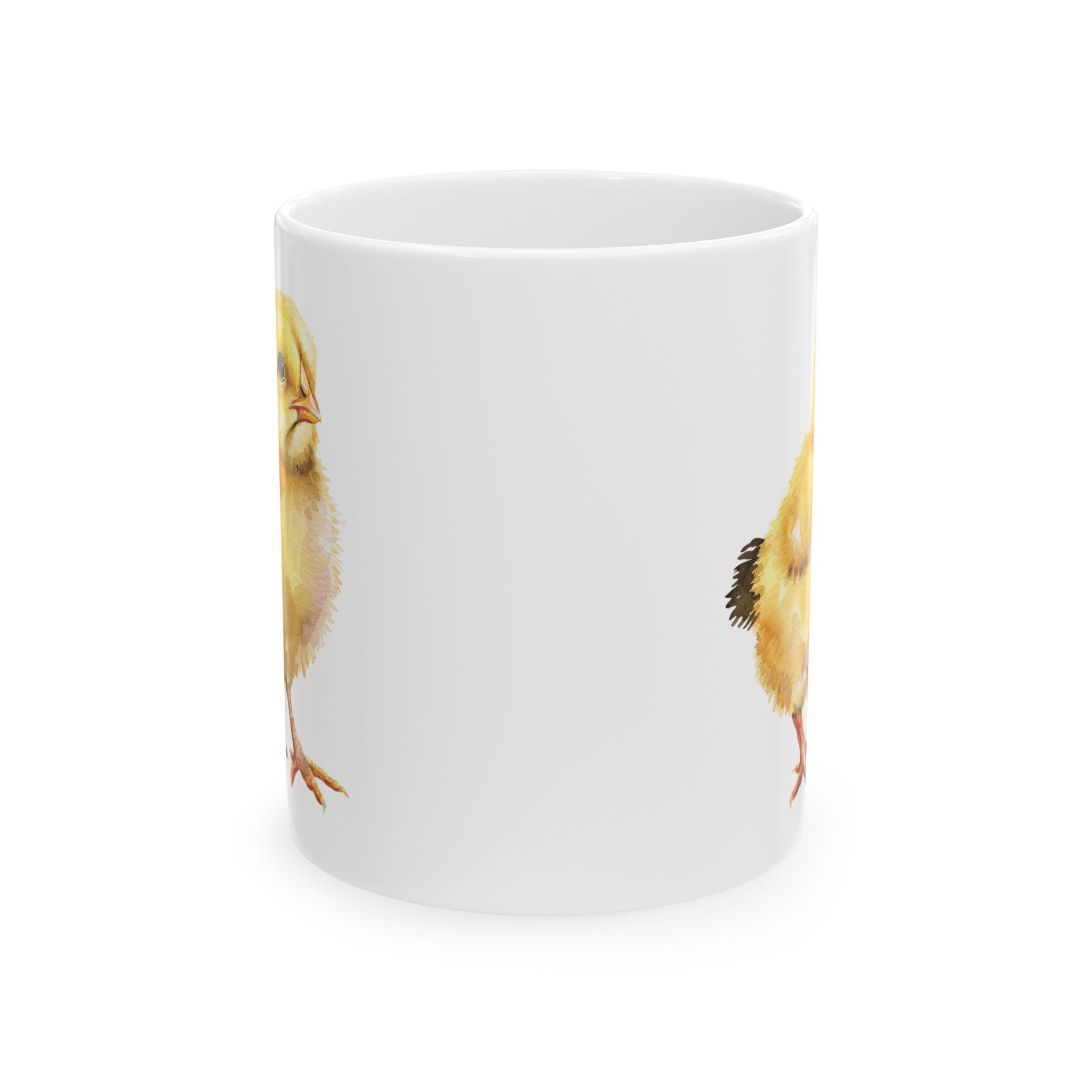Baby Chick Ceramic Mug – Cute Chicken Coffee Cup, Farm Homestead Mug, Chick Lover Gift (11oz, 15oz)