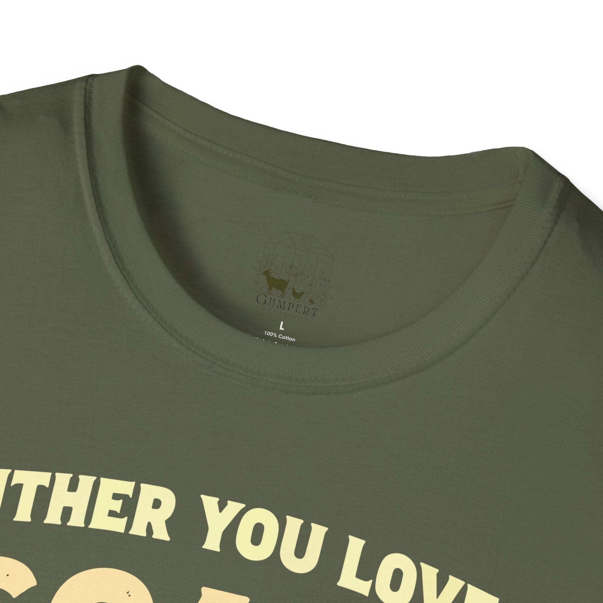 Either You Love Goats Or You’re Wrong Vintage Goat Lover Unisex T-Shirt | Funny Farm Life Tee