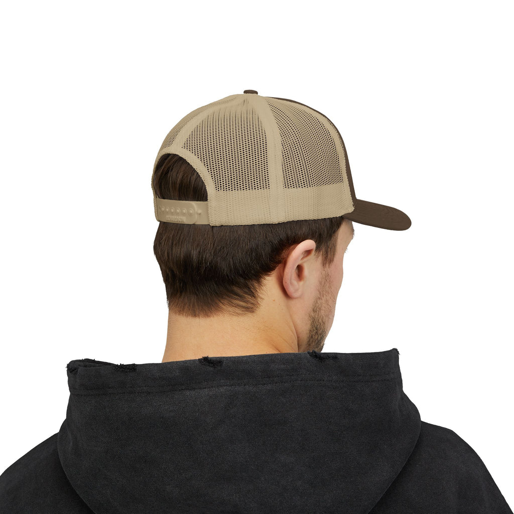 Resting Horse Trucker Hat | Laying Horse Silhouette Mesh Snapback Cap | Western Ranch Horse Lover Hat | Rustic Farm Life Cowboy Cowgirl Cap