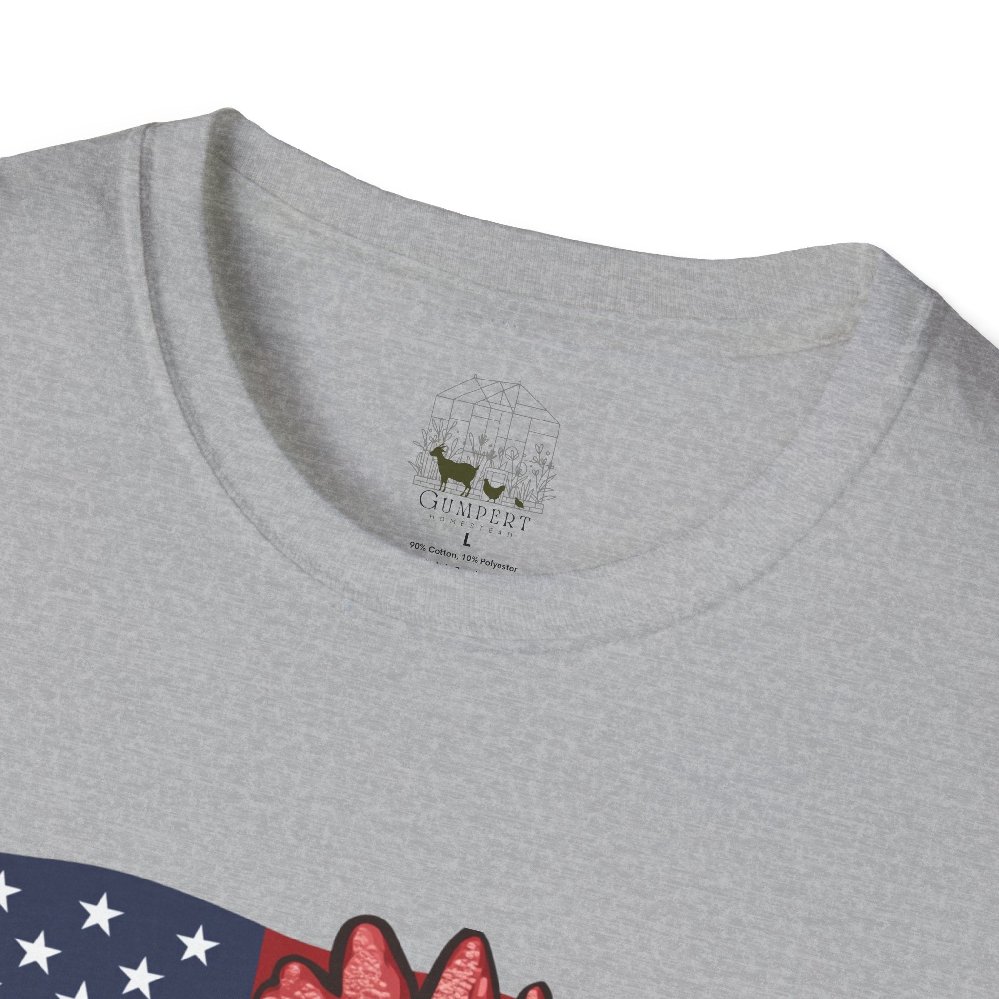 4th Of July Chicken T-Shirt – American Flag Hen Shirt, Farm Life Tee, 4th of July Chicken Shirt, Backyard Chicken Keeper Gift, Homestead Farm Apparel