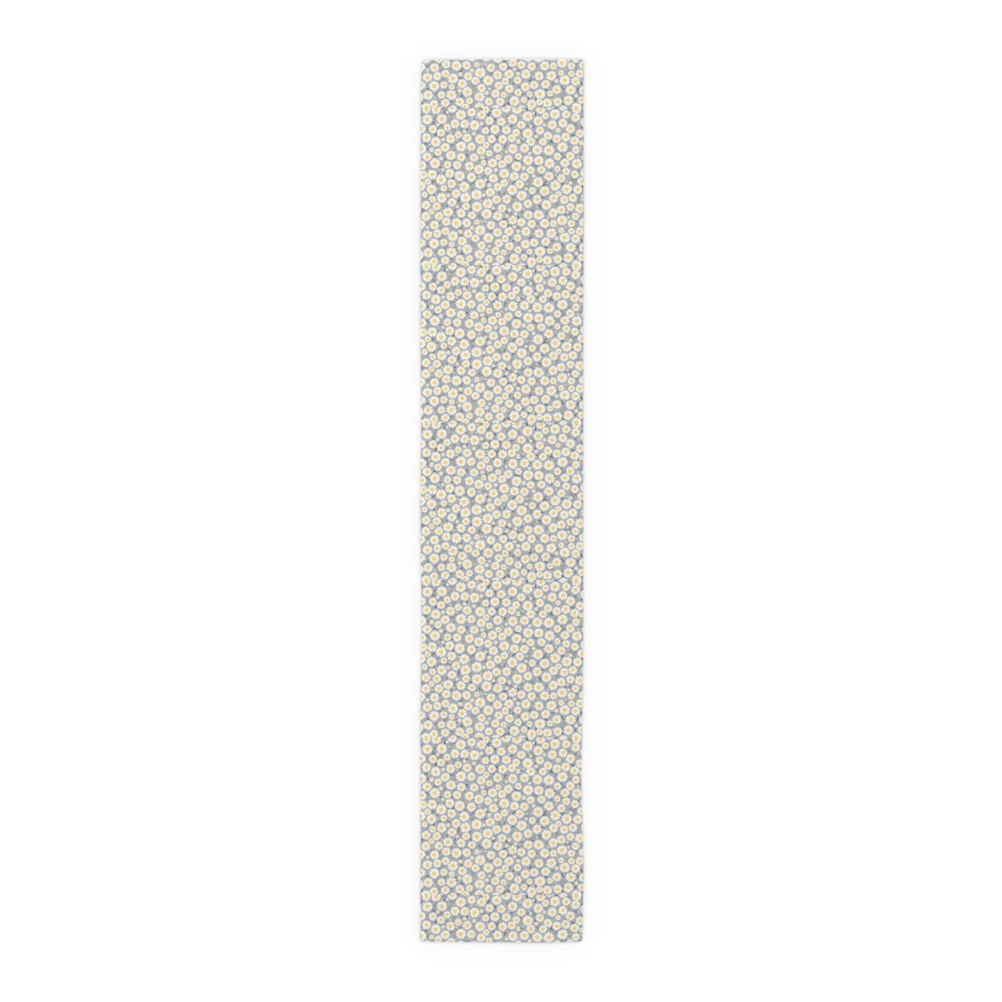 Daisy Table Runner | Cottagecore Farmhouse Kitchen Decor | Floral Dining Table Runner | Rustic Country Table Linen