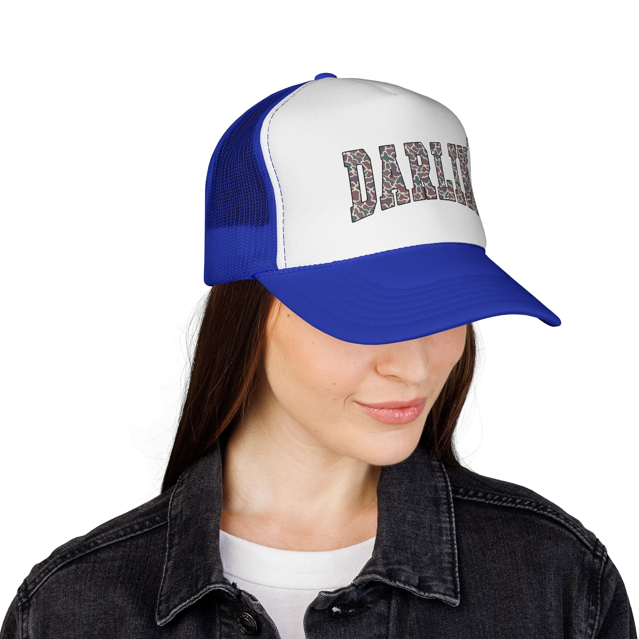 DARLIN’ Trucker Hat – Southern Farm Hat, Country Girl Snapback, Rustic Homestead Cap