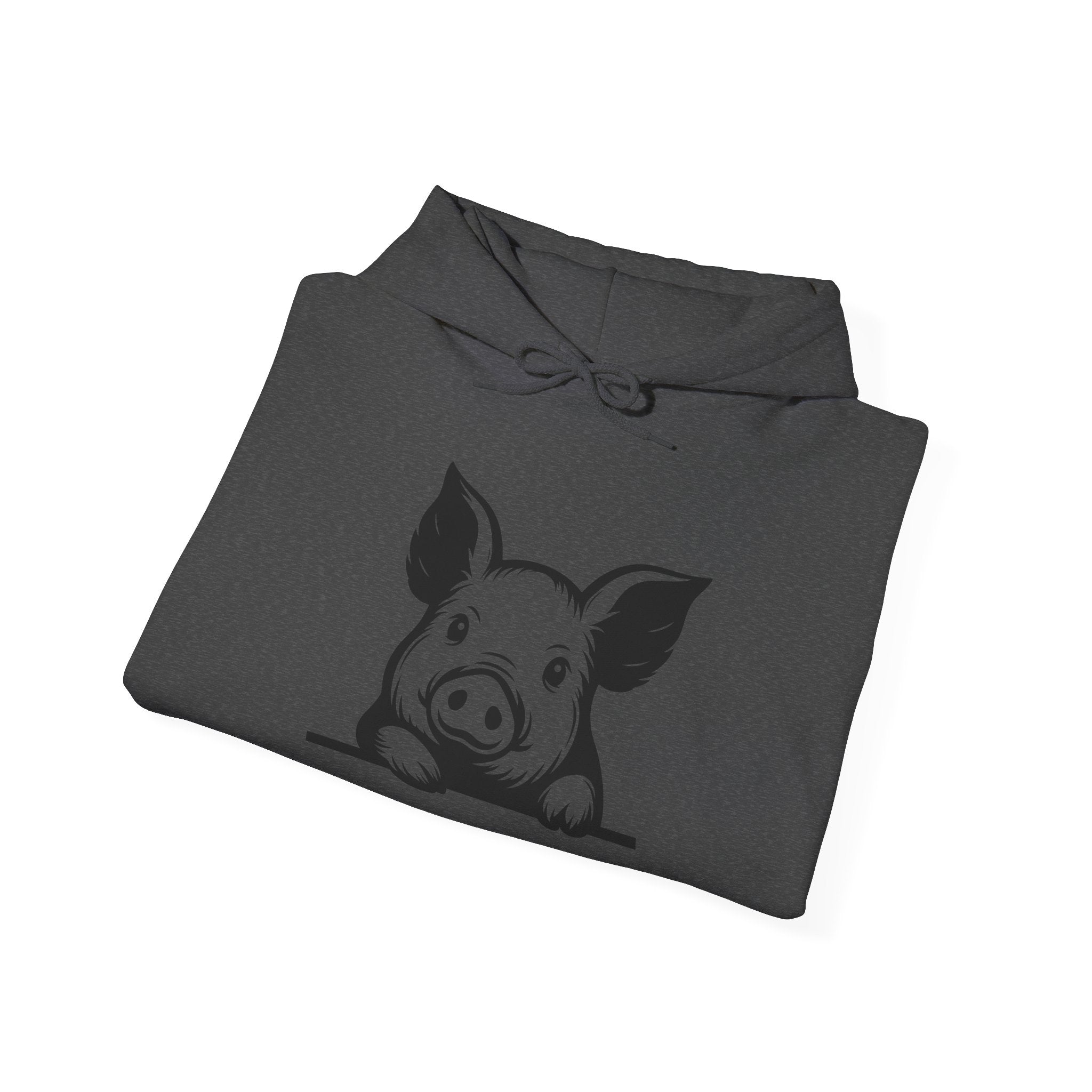 Peeking Pig Hoodie – Cute Pig Pullover Sweatshirt, Pig Lover Hoodie, Farm Life Hoodie, Mini Pig Apparel, Homestead Hoodie, Farm Animal Hoodie, Country Living Unisex Hoodie
